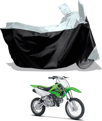 Amexride Two Wheeler Cover for Kawasaki(KLX 110, Multicolor)
