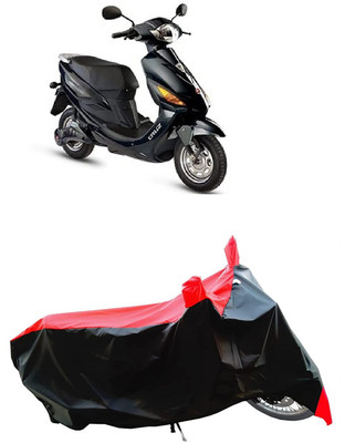 KEDIT Two Wheeler Cover for Hero(Electric Cruz, Red)