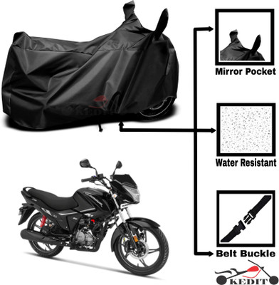 AASHTIK MART Two Wheeler Cover for Universal For Bike(Glamour i3s BS6, Black)