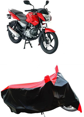 KEDIT Two Wheeler Cover for Bajaj(Pulsar 135 LS DTS-i, Red)