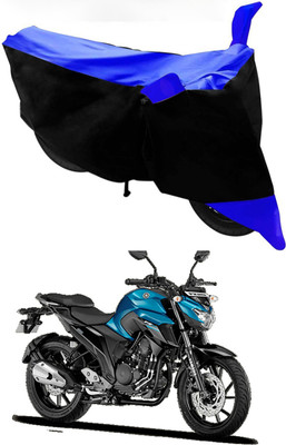 Mdstar Waterproof Two Wheeler Cover for Yamaha(FZ-25, Blue, Black)