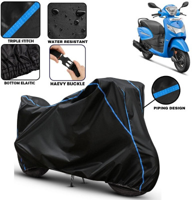 BOTAUTO Two Wheeler Cover for Hero(Pleasure, Black)