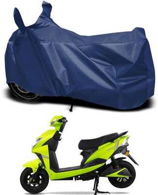 RABABLI Waterproof Two Wheeler Cover for Techo Electra(Electra Delux, Blue)