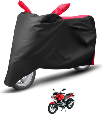 Caronix Waterproof Two Wheeler Cover for Bajaj(Pulsar 135, Red)