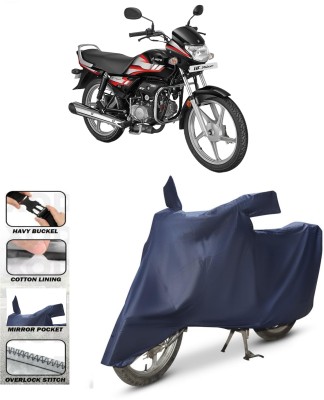 HWQSXAE Waterproof Two Wheeler Cover for Universal For Bike(HF Deluxe, Blue)