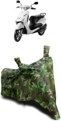 ATBROTHERS Waterproof Two Wheeler Cover for Indus(Yo Xplor, Multicolor, Green)