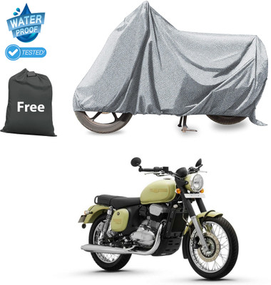 CODOKI Waterproof Two Wheeler Cover for JAWA(Jawa, Silver)