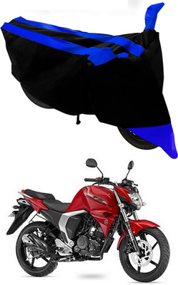 Mdstar Waterproof Two Wheeler Cover for Yamaha(FZ FI BS6, Blue, Black)