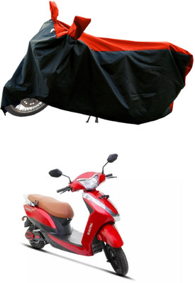 AESTRYD Two Wheeler Cover for Ampere(Magnus Pro, Red)