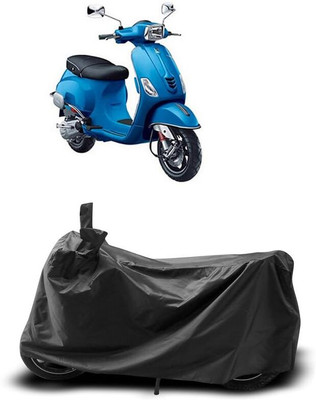 AASHTIK MART Two Wheeler Cover for Vespa(SXL 125 BS6, Black)