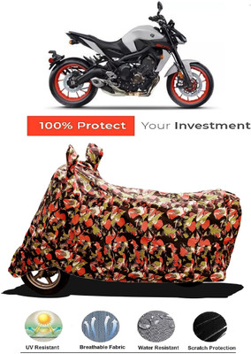 Amexride Two Wheeler Cover for Yamaha(MT 09 BS6, Multicolor)