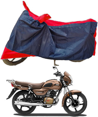 MMSSTAR Waterproof Two Wheeler Cover for TVS(Radeon, Red, Blue)
