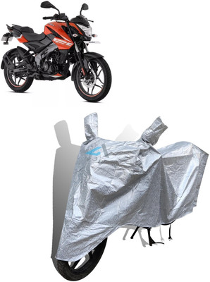 Y3H Waterproof Two Wheeler Cover for Bajaj(Pulsar NS125, Silver)
