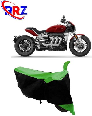 RRZ Waterproof Two Wheeler Cover for Triumph(Rocket III, Black, Green)