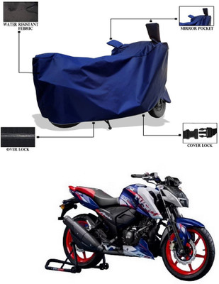 CODOKI Waterproof Two Wheeler Cover for TVS(Apache RTR 165 RP, Blue)