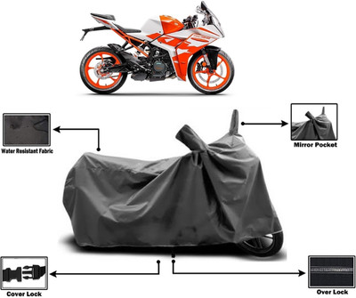Amexride Two Wheeler Cover for KTM(RC 125 BS6, Grey)