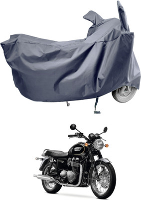 Amexride Two Wheeler Cover for Triumph(Bonneville T120 Black, Grey)