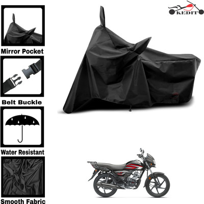 KEDIT Two Wheeler Cover for Universal For Bike(CD 100 SS, Black)