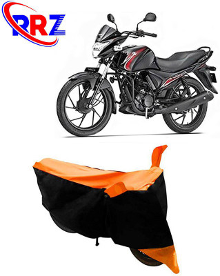 RRZ Waterproof Two Wheeler Cover for Suzuki(Sling, Black, Orange)