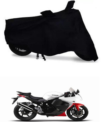 APNEK Waterproof Two Wheeler Cover for Hyosung(GT250R, Black)