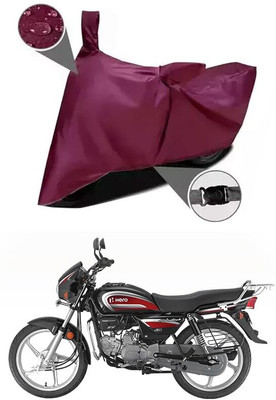 AASHTIK MART Two Wheeler Cover for Hero(MotoCorp Splendor Plus, Maroon)