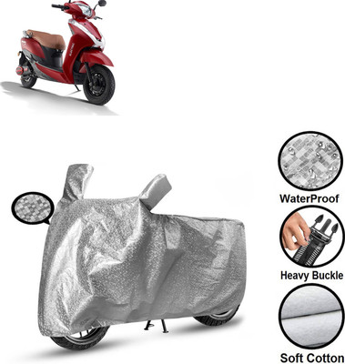 CODOKI Waterproof Two Wheeler Cover for Ampere(Magnus BS6, Silver)