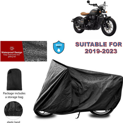 CODOKI Waterproof Two Wheeler Cover for JAWA(Perak, Black)