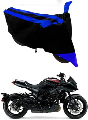 Furious3D Two Wheeler Cover for Suzuki(Katana, Blue, Black)