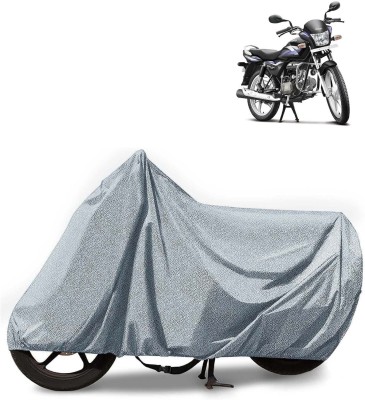 Kingsway Waterproof Two Wheeler Cover for Hero(Splendor PRO, Silver)