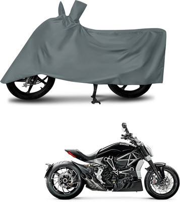 MMSSTAR Waterproof Two Wheeler Cover for Ducati(XDiavel, Grey)
