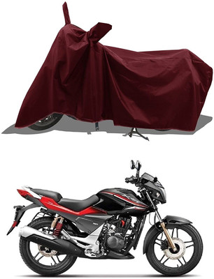 KEDIT Two Wheeler Cover for Hero(Hunk, Maroon)