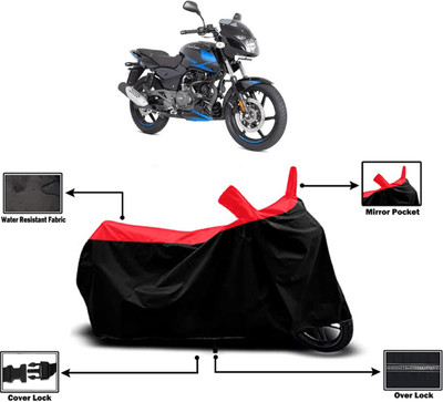 Amexride Two Wheeler Cover for Bajaj(Pulsar 150 DTS-i, Red)