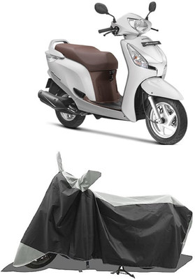 GROFATIK Two Wheeler Cover for Honda(Aviator, White)