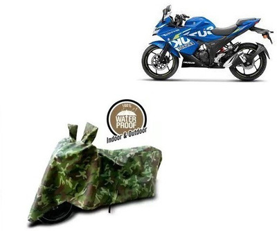 THE REAL ARV Waterproof Two Wheeler Cover for Suzuki(Gixxer Special Edition BS6, Multicolor)