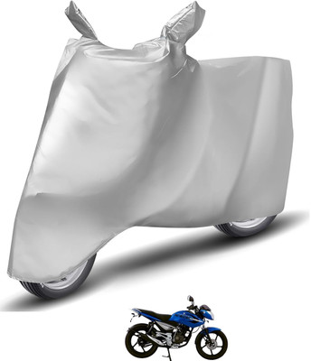 Caronix Waterproof Two Wheeler Cover for Bajaj(XCD 135, Silver)