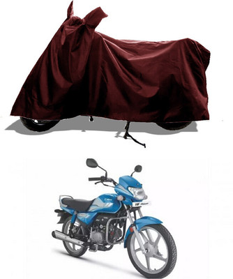 GROFATIK Two Wheeler Cover for Hero(HF Dawn BS6, Maroon)