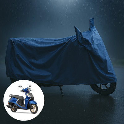 GOSHIV-car and bike accessories Waterproof Two Wheeler Cover for Yamaha(Fascino 125 FI, Blue)