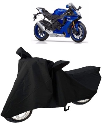 MMSSTAR Waterproof Two Wheeler Cover for Yamaha(YZF R1, Black)