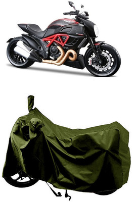 SUGASHRI Waterproof Two Wheeler Cover for Ducati(Diavel, Green)