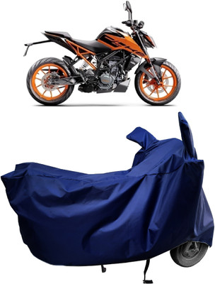 Amexride Two Wheeler Cover for KTM(200 Duke, Blue)