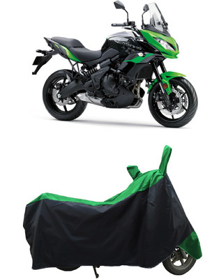 Coxtor Waterproof Two Wheeler Cover for Kawasaki(Versys 650 BS6, Green)