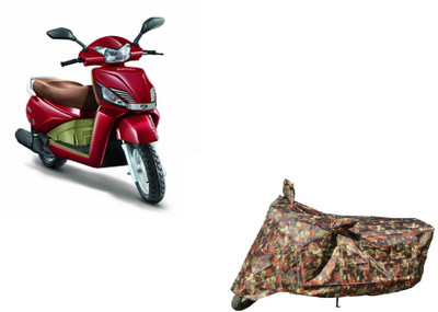 Anlopeproducts Waterproof Two Wheeler Cover for Mahindra(Gusto Electric BS6, Red)