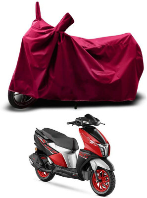 KEDIT Two Wheeler Cover for TVS(Maroon)