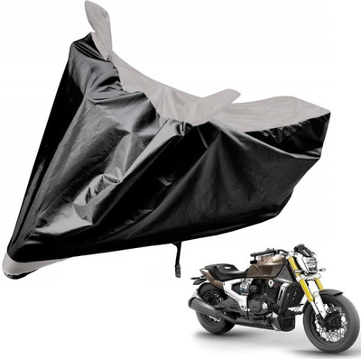 Auto Hub Two Wheeler Cover for TVS(Zeppelin, Silver)