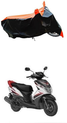 VESMEI Two Wheeler Cover for Yamaha(Ray Z BS6, Orange)