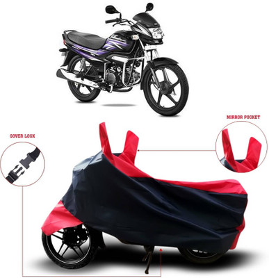 AASHTIK MART Two Wheeler Cover for Hero(Super Splendor, Red)