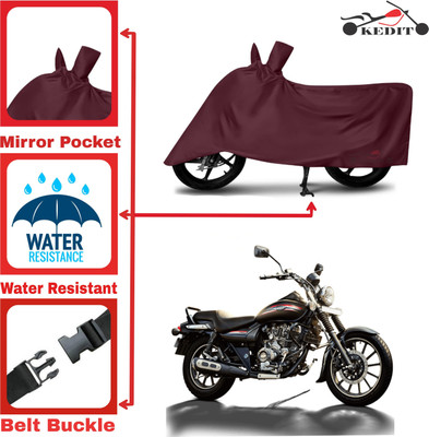 AASHTIK MART Two Wheeler Cover for Bajaj(Avenger Street 220, Maroon)