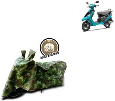 ENTIRELY ELITE Waterproof Two Wheeler Cover for TVS(Pep+, Multicolor)