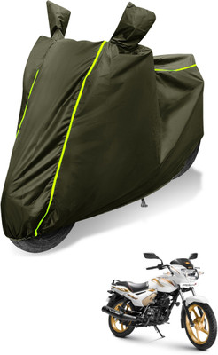 Auto Hub Waterproof Two Wheeler Cover for TVS(Star City, Green)