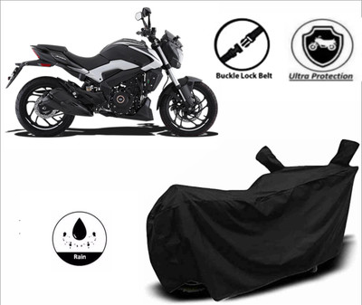 RM Collections Waterproof Two Wheeler Cover for Bajaj(Dominar, Black)